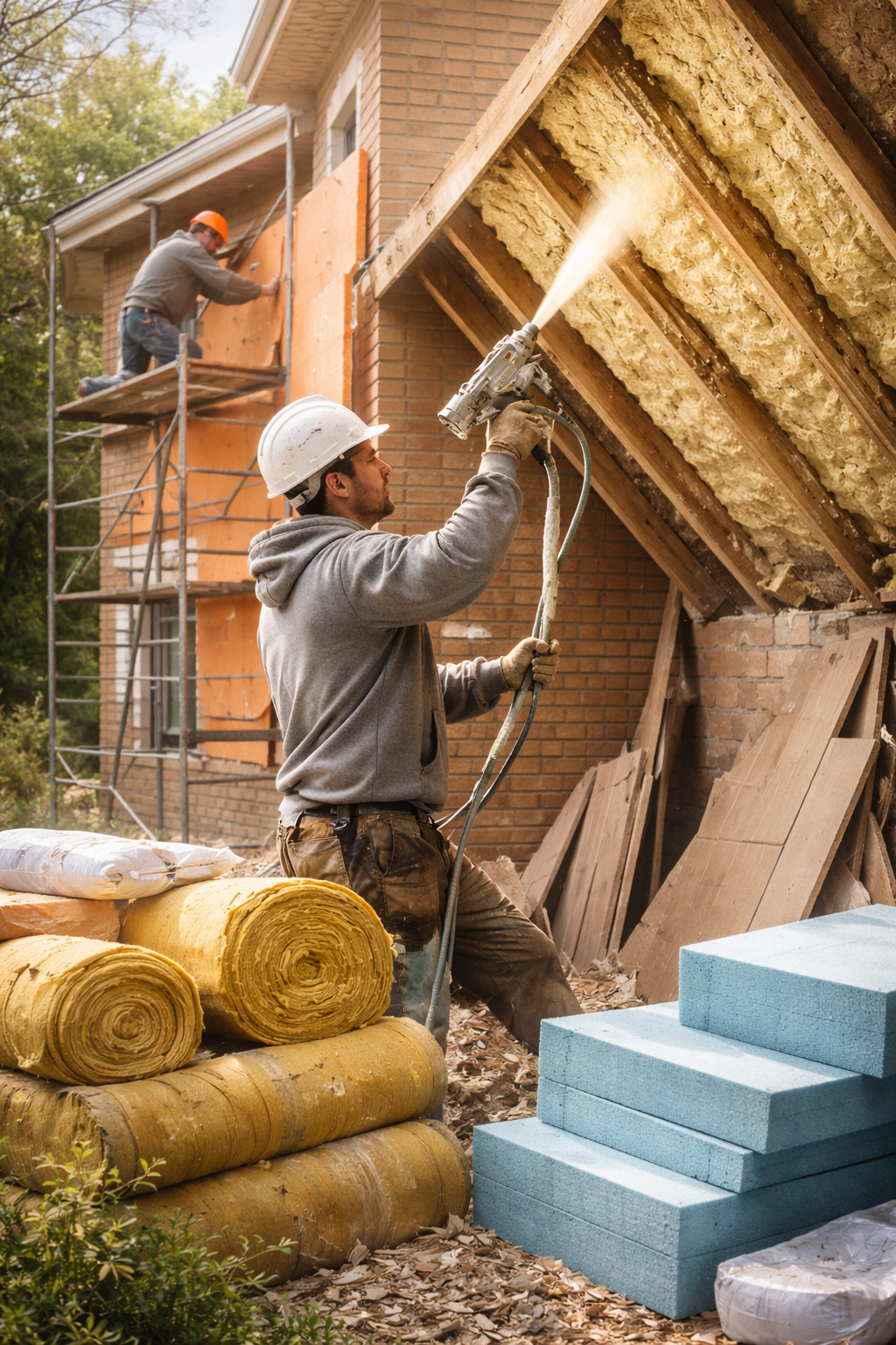 Утепление домов в Северодвинске под ключ от 4251 руб/м2 | Профессионально — ТепломастерСвр