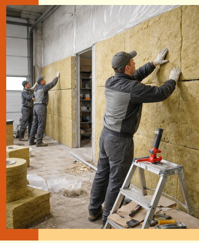 Утепление автосервиса и мастерских в Северодвинске качественно и надёжно