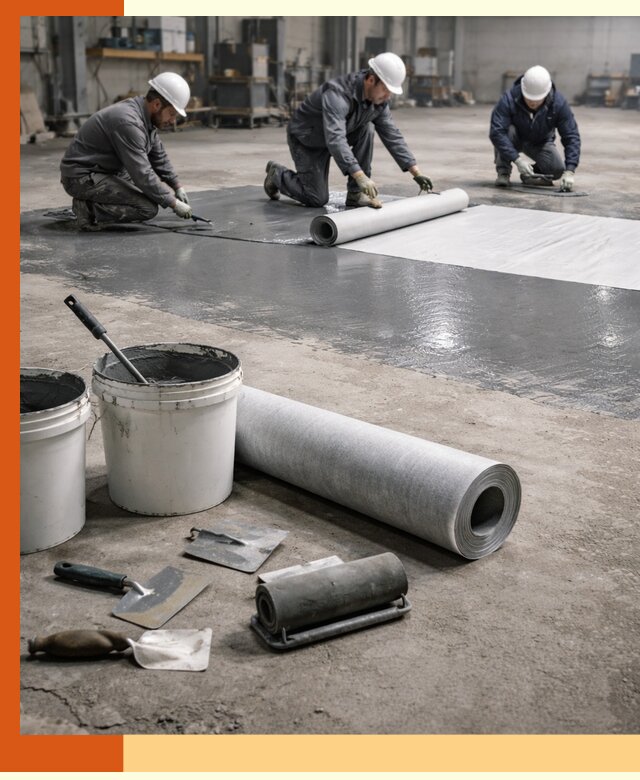Гидроизоляция промышленного пола в Северодвинске — защита и долговечность